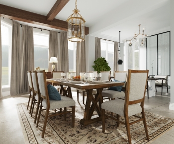 American Style Dining Room-ID:231933121