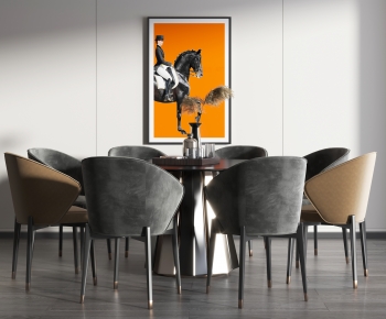 Modern Dining Table And Chairs-ID:236954937