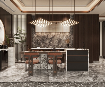 New Chinese Style Dining Room-ID:357743022