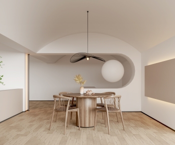 Modern Wabi-sabi Style Dining Room-ID:912565957
