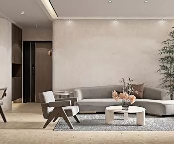 Wabi-sabi Style A Living Room-ID:277642018