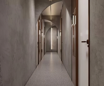 Wabi-sabi Style Corridor-ID:901806125