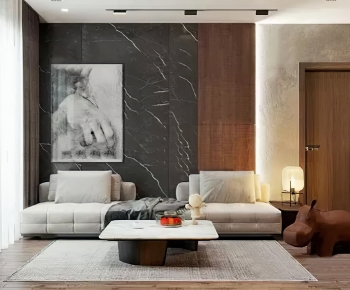 Modern A Living Room-ID:787472012