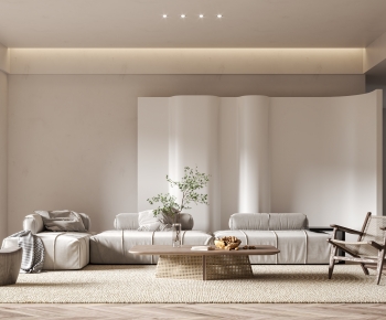 Wabi-sabi Style A Living Room-ID:808870827