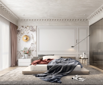 Simple European Style Bedroom-ID:349098922
