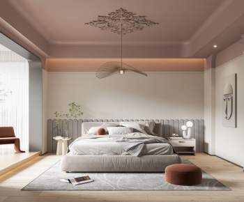 Wabi-sabi Style Bedroom-ID:250021934