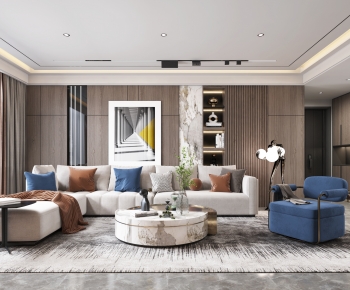 Modern A Living Room-ID:350120145