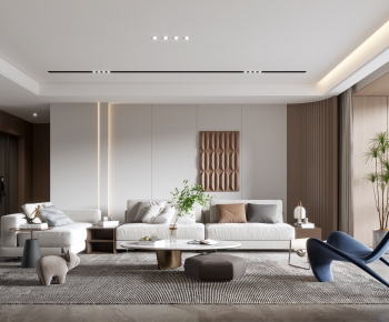 Modern A Living Room-ID:689534904
