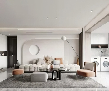 Modern A Living Room-ID:691710003