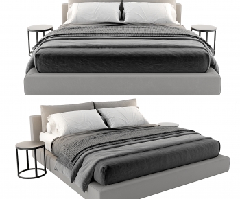 Modern Double Bed-ID:585536008