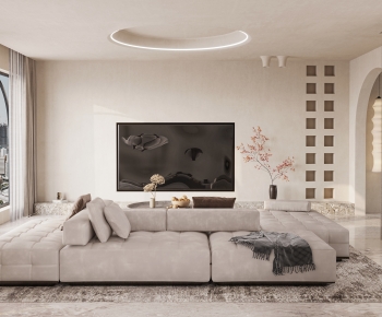 Wabi-sabi Style A Living Room-ID:817234044