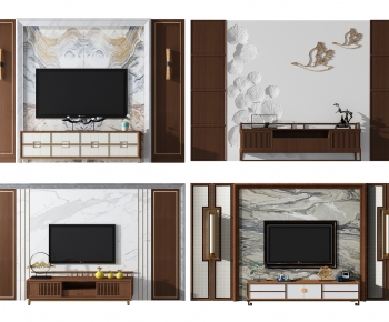 New Chinese Style TV Cabinet-ID:564359908