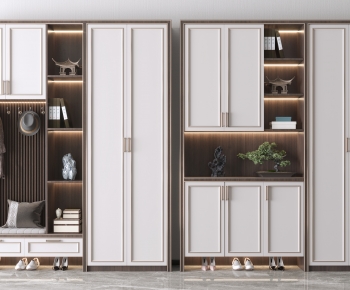 New Chinese Style Shoe Cabinet-ID:345552923