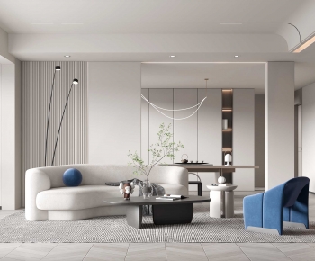 Modern Wabi-sabi Style A Living Room-ID:965183977