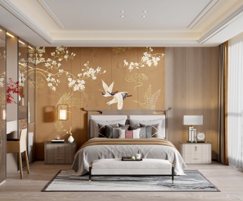New Chinese Style Bedroom-ID:547208071