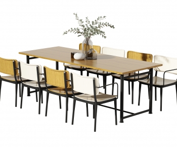 Modern Dining Table And Chairs-ID:761245978