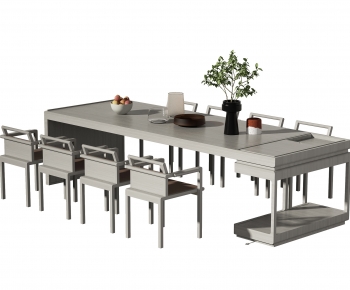 New Chinese Style Dining Table And Chairs-ID:732789045