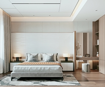 Modern New Chinese Style Bedroom-ID:714096077