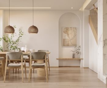 Japanese Style Dining Room-ID:849242933