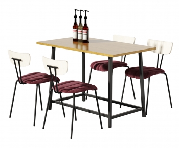 Modern Dining Table And Chairs-ID:727008105