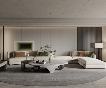 Wabi-sabi Style A Living Room-ID:287950048
