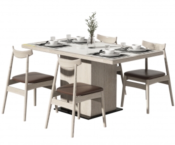 Modern Dining Table And Chairs-ID:601730348