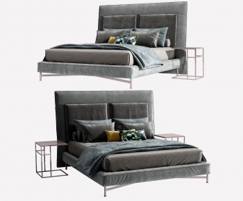 Modern Double Bed-ID:719863894