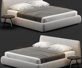 Modern Double Bed-ID:756396062