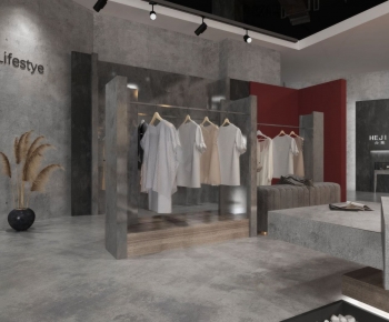 Industrial Style Clothing Store-ID:963962086