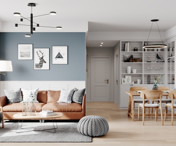 Nordic Style A Living Room-ID:748887067