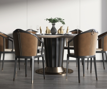 New Chinese Style Dining Table And Chairs-ID:268209938