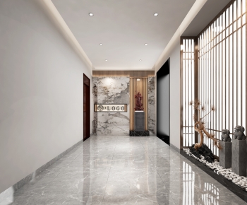 New Chinese Style Office Aisle-ID:770077941