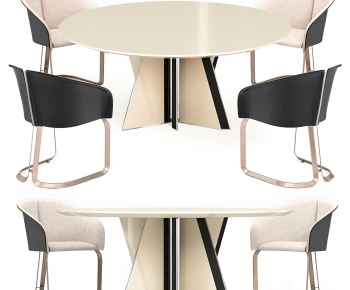 Modern Dining Table And Chairs-ID:522422085