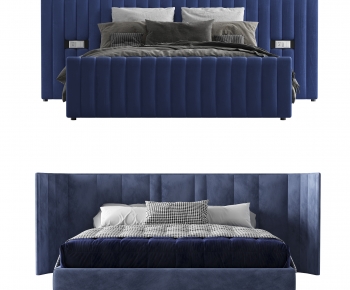 Modern Double Bed-ID:218497046
