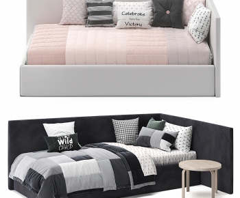 Modern Single Bed-ID:983839061
