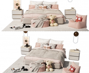 Modern Child's Bed-ID:569648982