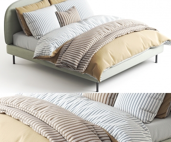 Modern Double Bed-ID:841248991