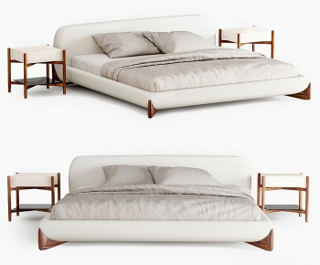 Modern Double Bed-ID:835037956