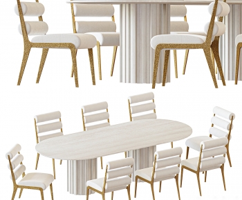 Modern Dining Table And Chairs-ID:717628008