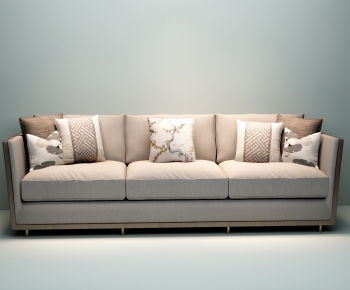 Modern Three-seat Sofa-ID:842663052