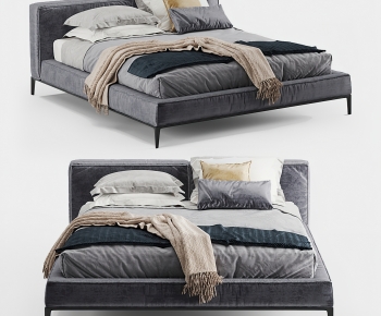 Modern Double Bed-ID:690723903
