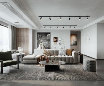 Modern A Living Room-ID:365340789