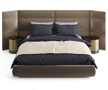 Modern Double Bed-ID:567800056