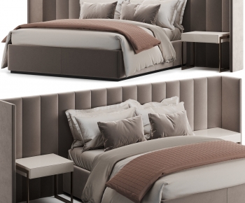 Modern Double Bed-ID:201239118