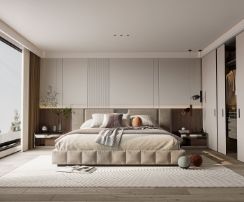 Modern Wabi-sabi Style Bedroom-ID:267611032