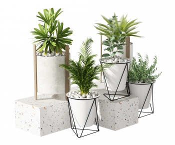 Modern Potted Green Plant-ID:935851101