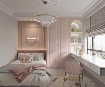 French Style Girl's Room Daughter's Room-ID:332041038