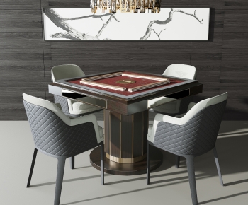 Modern Mahjong Tables And Chairs-ID:711461074