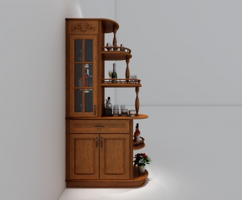 American Style Wine Cabinet-ID:144838094