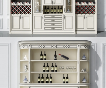 European Style Wine Cabinet-ID:989949944